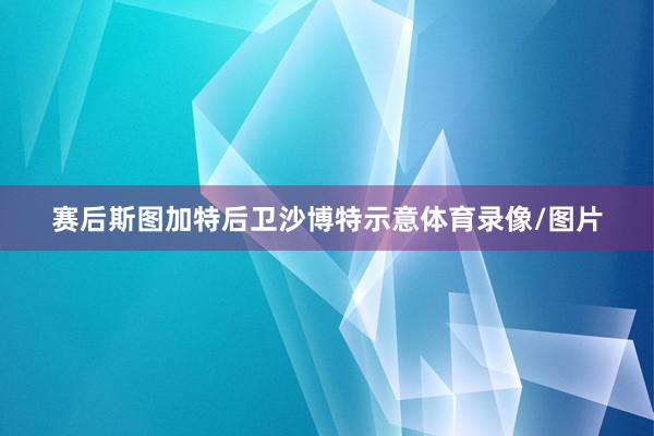 赛后斯图加特后卫沙博特示意体育录像/图片